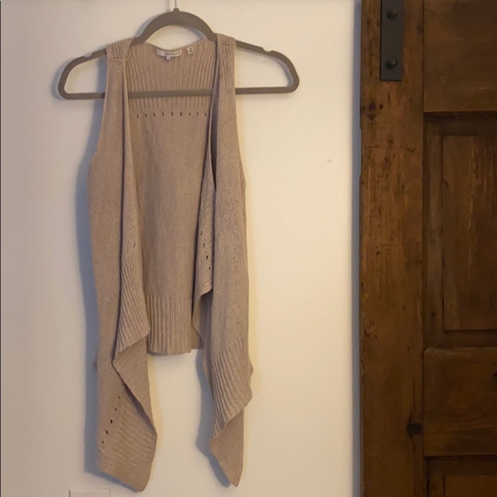 360 Sweaters drapey knit vest